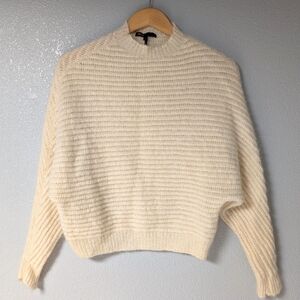 Maje Cream Crew Neck Sweater